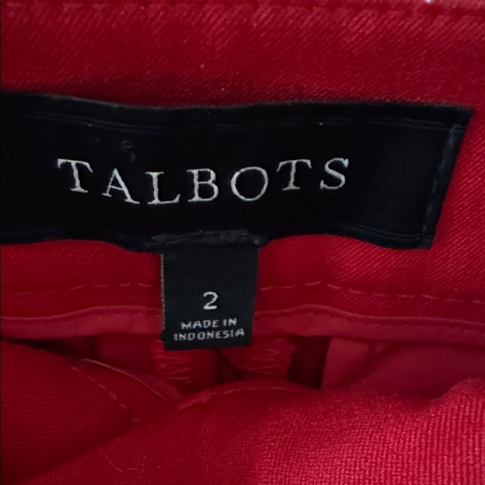 Red Talbots pants - Picture 3 of 4